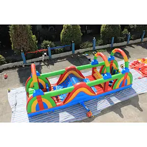 Inflatable colorful obstacle-12x3.5x4.5m