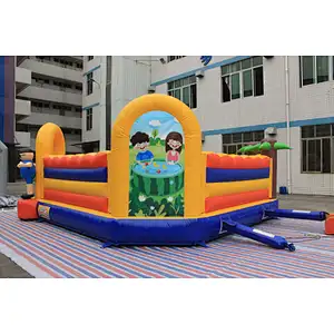 Inflatable kindergarten theme fun city-6x6x2.7m