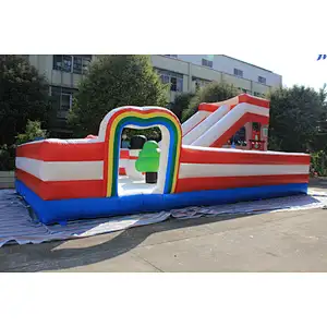 Inflatable Christmas theme fun city-10x5x4.15m