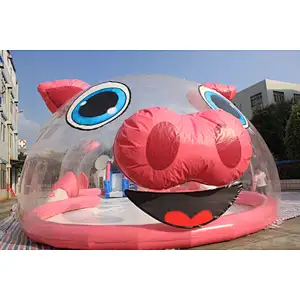 Inflatable pig fun city-21x9x5m