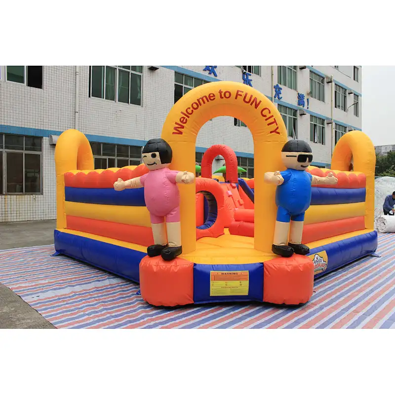 Inflatable kindergarten theme fun city-6x6x2.7m