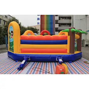 Inflatable kindergarten theme fun city-6x6x2.7m