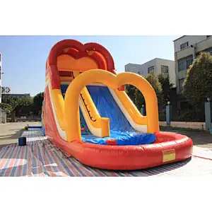 Inflatable simple water slide-8x4x6m