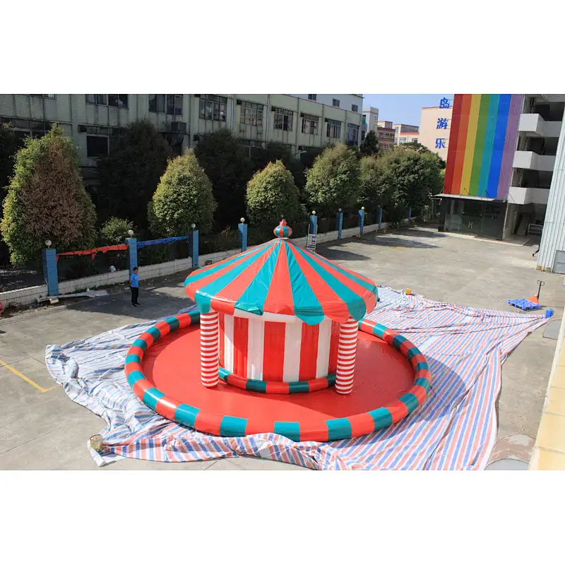 Inflatable Christmas theme ocean ball pool-9x9x4.3m