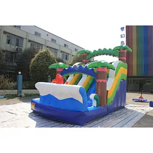Inflatable coconut tree slide-5x3x4m