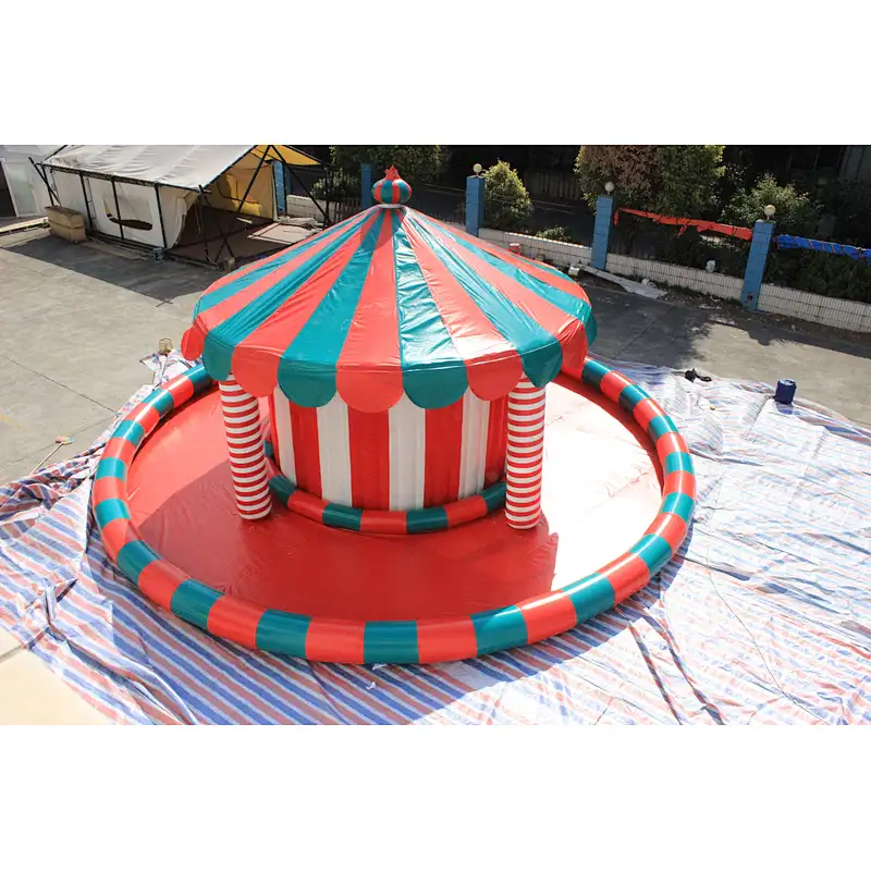 Inflatable Christmas theme ocean ball pool-9x9x4.3m