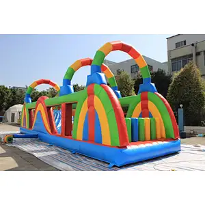 Inflatable colorful obstacle-12x3.5x4.5m