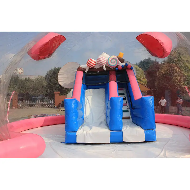 Inflatable pig fun city-21x9x5m