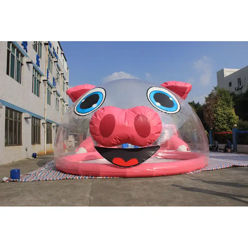Inflatable pig fun city-21x9x5m