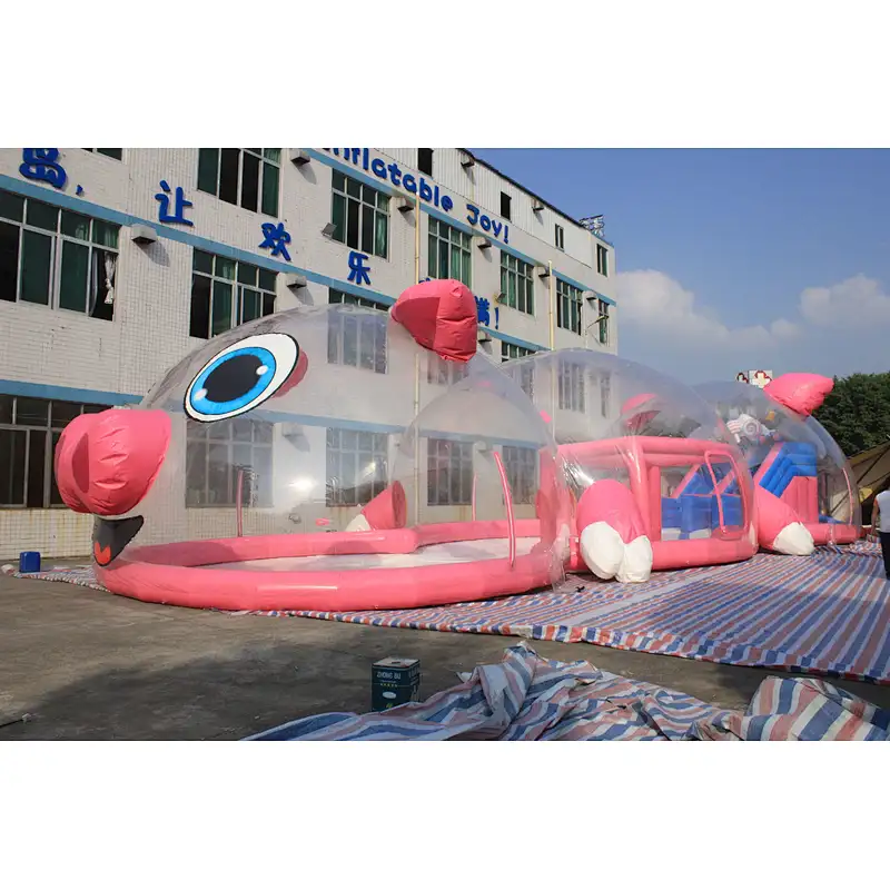 Inflatable pig fun city-21x9x5m