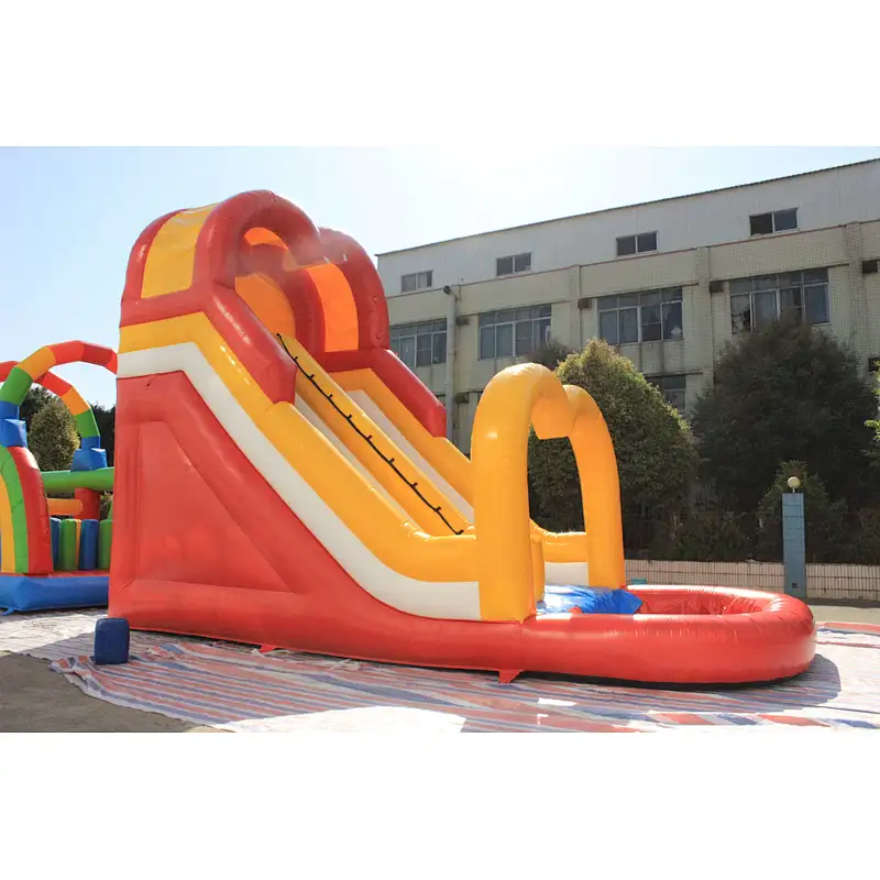 Inflatable simple water slide-8x4x6m