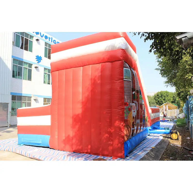 Inflatable Christmas theme fun city-10x5x4.15m