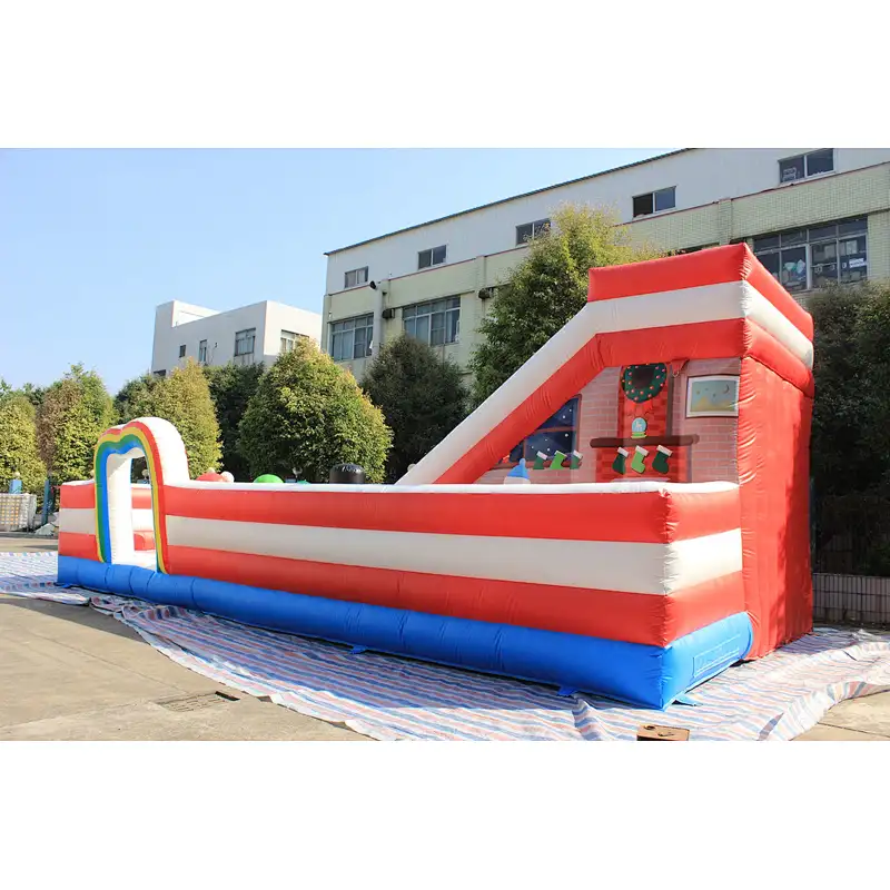 Inflatable Christmas theme fun city-10x5x4.15m