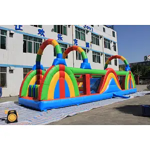 Inflatable colorful obstacle-12x3.5x4.5m
