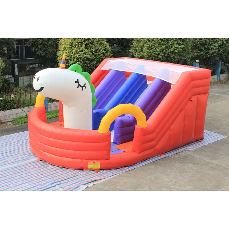 Inflatable unicorn slide-8x6x4.5m