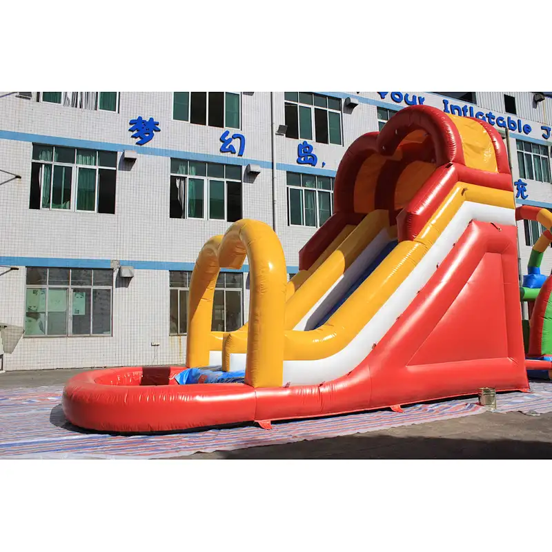 Inflatable simple water slide-8x4x6m
