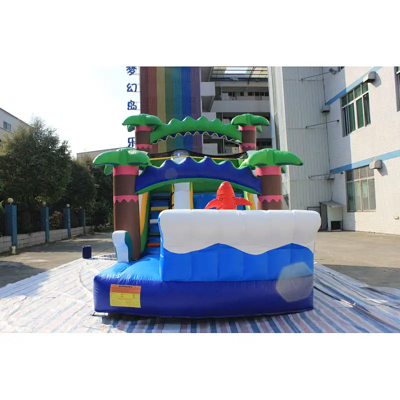 Inflatable coconut tree slide-5x3x4m