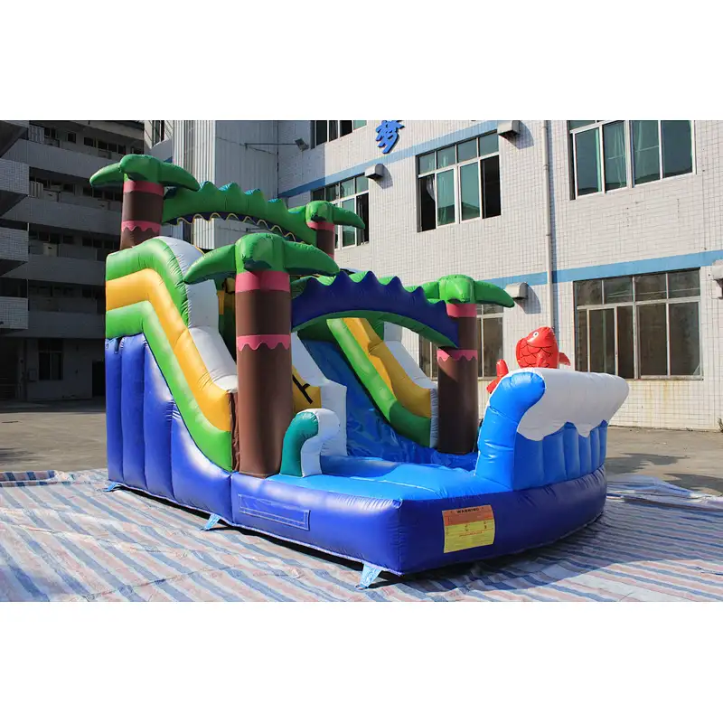 Inflatable coconut tree slide-5x3x4m