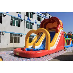 Inflatable simple water slide-8x4x6m