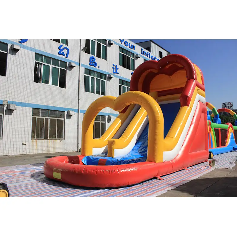 Inflatable simple water slide-8x4x6m