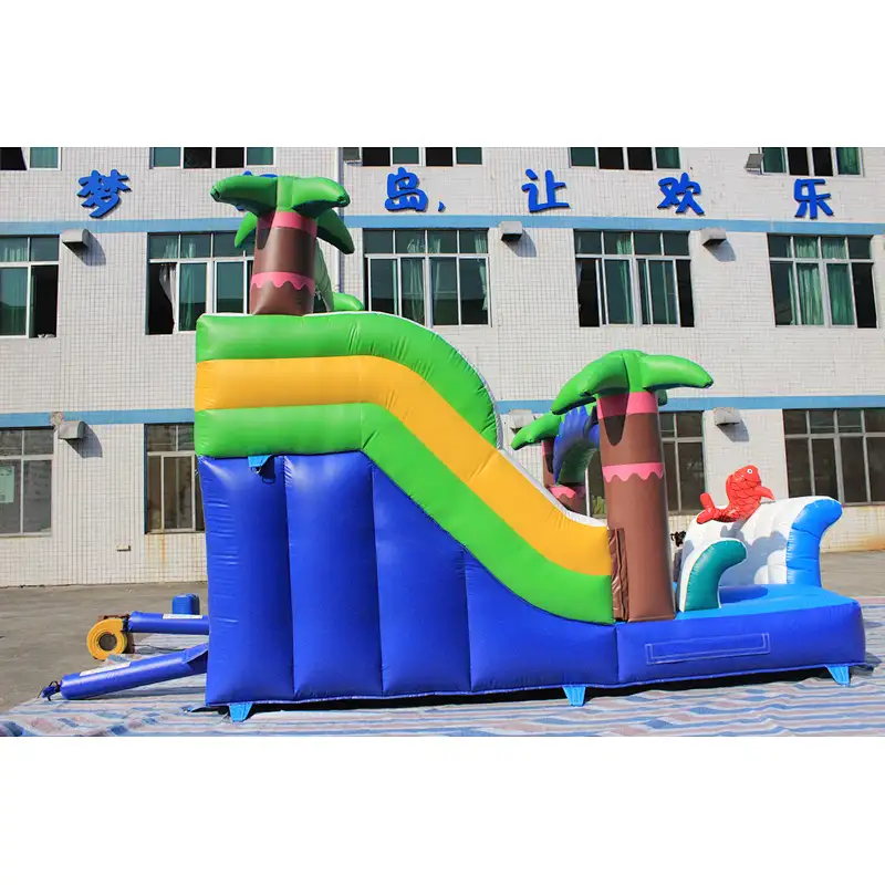 Inflatable coconut tree slide-5x3x4m