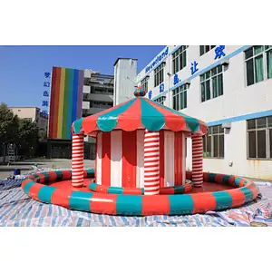 Inflatable Christmas theme ocean ball pool-9x9x4.3m