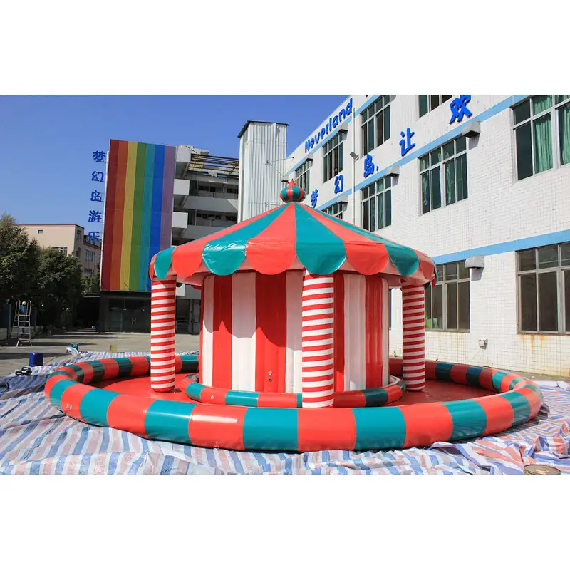 Inflatable Christmas theme ocean ball pool-9x9x4.3m