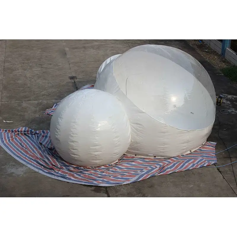 inflatable white bubble ball-5+2.5+2m