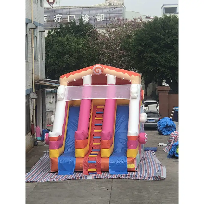 inflatable candy theme water slide-6x4.5x5.5m