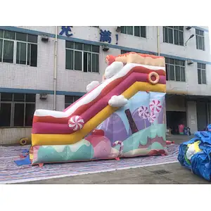 inflatable candy theme water slide-6x4.5x5.5m