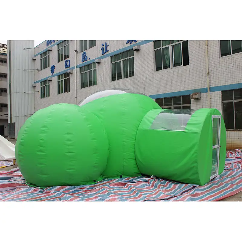 Inflatable green bubble ball-4+2.5+2m