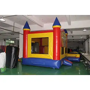 Inflatable basic bouncer with velcro-6x5x4m