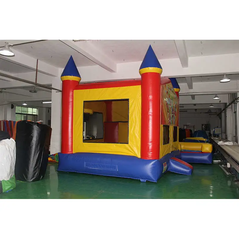 Inflatable basic bouncer with velcro-6x5x4m