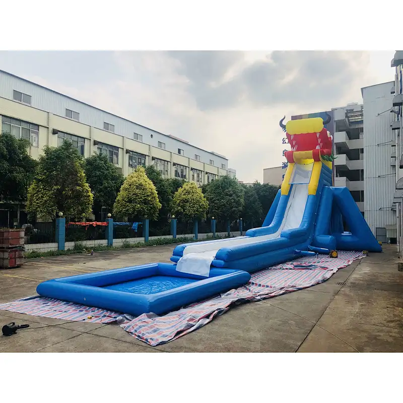inflatable giant water slide-30x9x8m