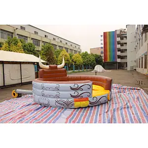 Inflatable mechanical bull mat-4x4m