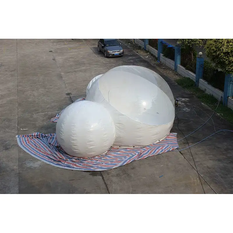 inflatable white bubble ball-5+2.5+2m