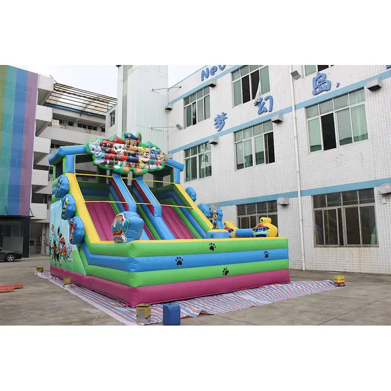 inflatable paw patrol slide-9x6m
