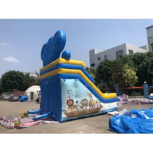 inflatable elephant water slide-5x4x6m