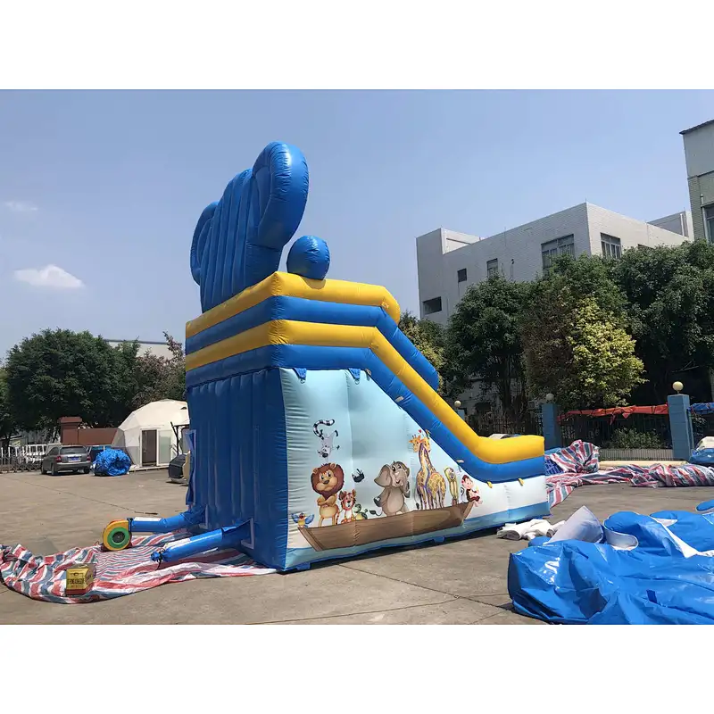 inflatable elephant water slide-5x4x6m