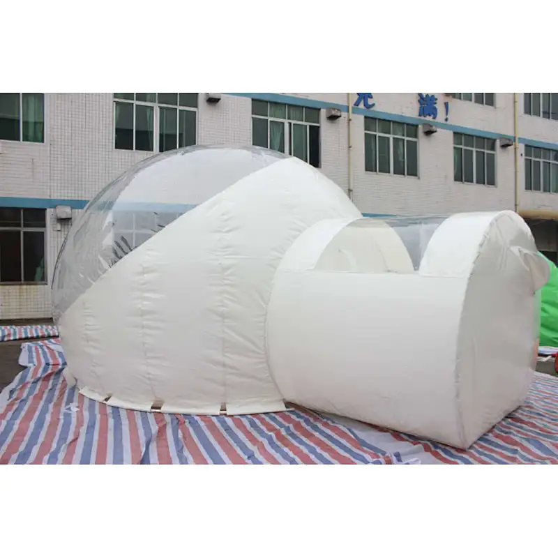 Inflatable white bubble ball-5+3+2m