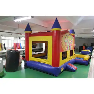 Inflatable basic bouncer with velcro-6x5x4m