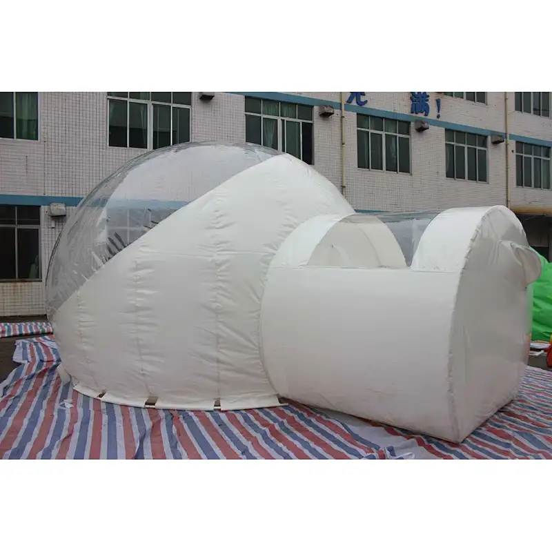 Inflatable white bubble ball-5+3+2m