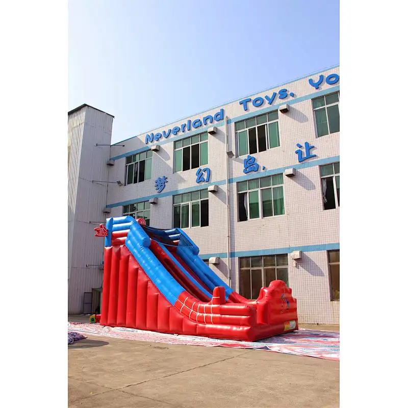 Inflatable spider man slide-8x4x5.5m