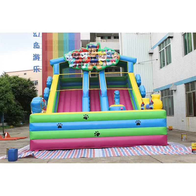 inflatable paw patrol slide-9x6m
