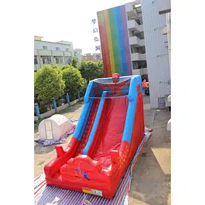 Inflatable spider man slide-8x4x5.5m