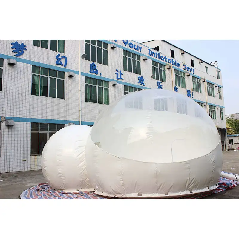 inflatable white bubble ball-5+2.5+2m