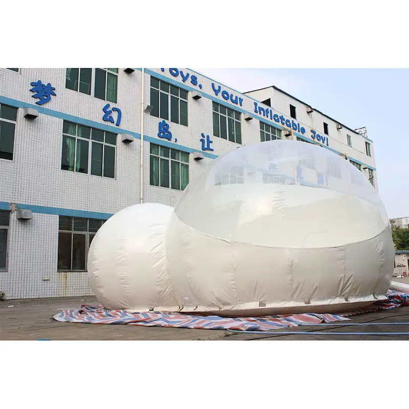 inflatable white bubble ball-5+2.5+2m