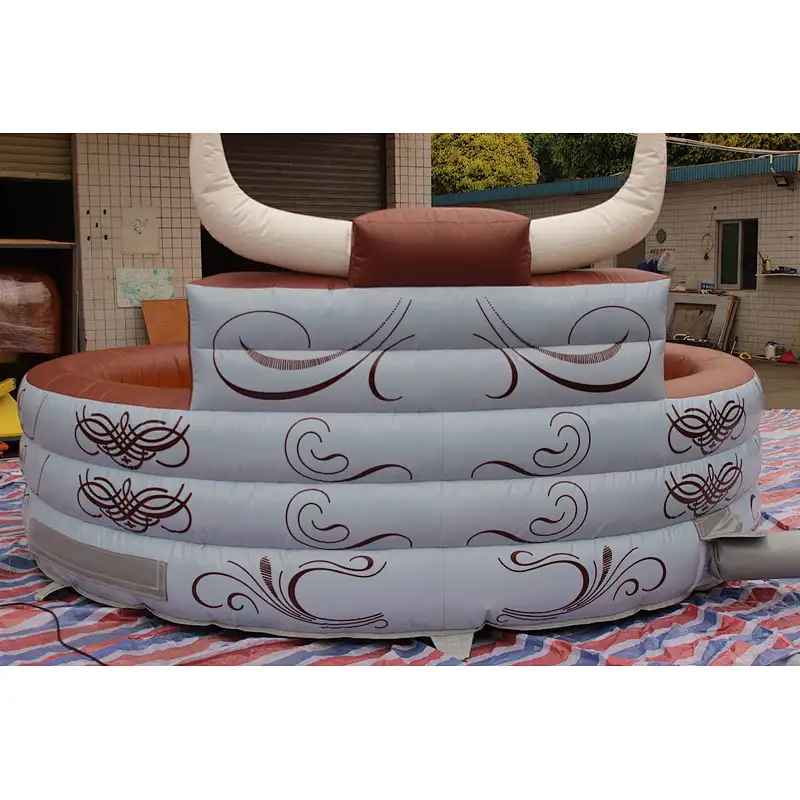Inflatable mechanical bull mat-4x4m