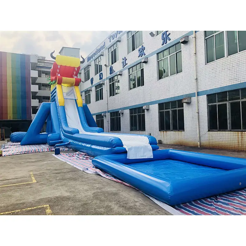 inflatable giant water slide-30x9x8m