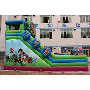 inflatable paw patrol slide-9x6m